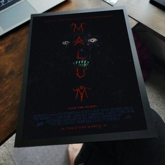 Discover Malum Movie Poster Original Glossy Print Film Wall Art Poster