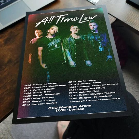 Discover All Time Low Announce Huge UK Show Poster