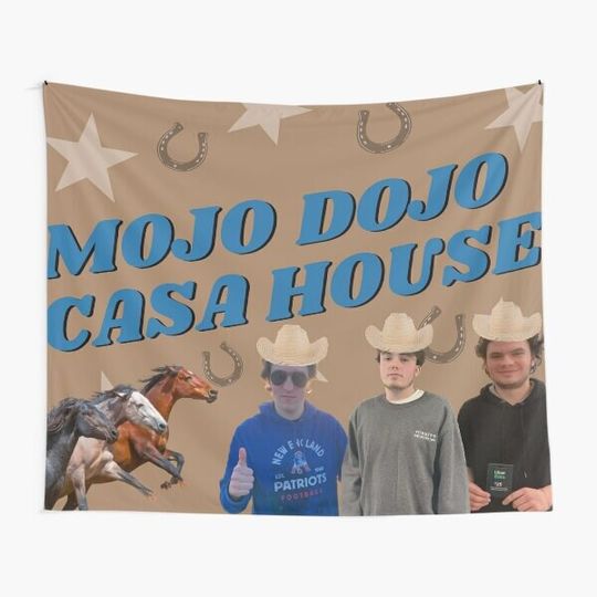 Discover Mojo Dojo Casa House Tapestry, Mojo Tapestry, Dojo Tapestry