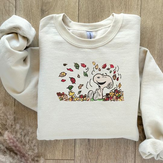 Discover Snoopy Fall Sweatshirt
