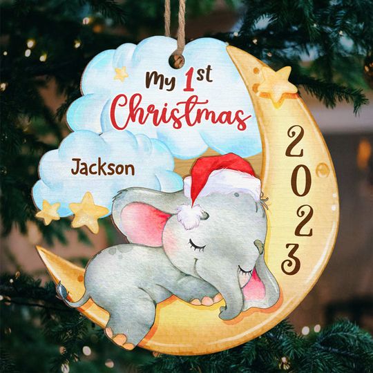 Discover My First Christmas 2023 - Family Personalized Custom Ornament