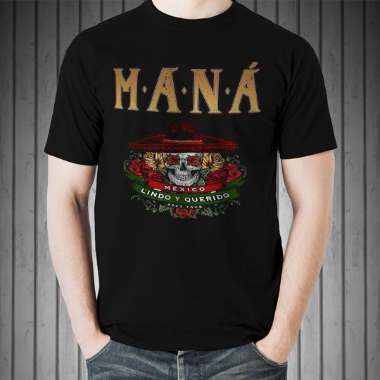 Discover Rock en espaol: MANA 2023 MLQ T-Shirt Playera