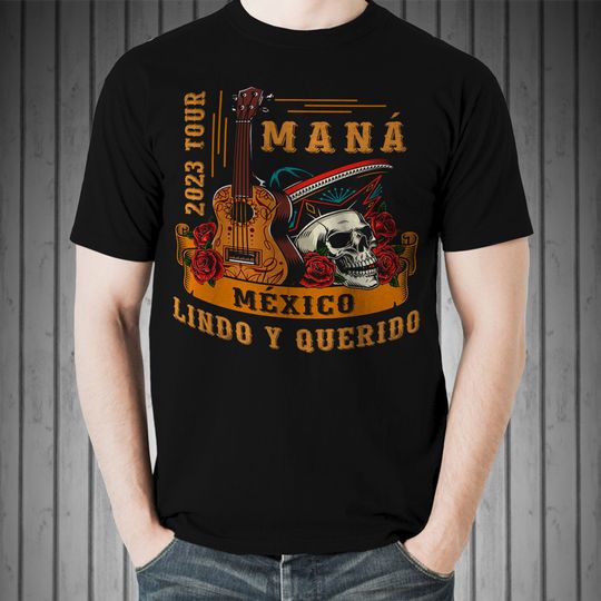 Discover Rock en espaol: MANA 2023 Tour T-Shirt Playera