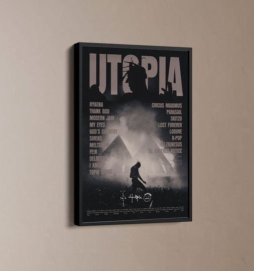 Discover Travis Utopia Poster, Vintage Poster, Poison Poster