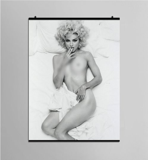 Discover Madonna Bad Girl Oil Canvas Print  Painting Wall Art Poster