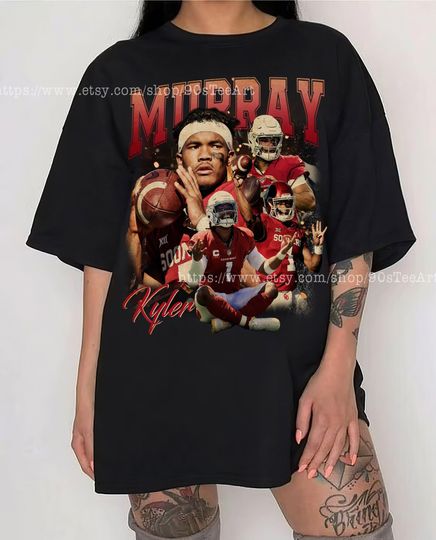 Discover Vintage Kyler Murray Bootleg 90s American Football Sport Graphic Tee, Unisex Shirt