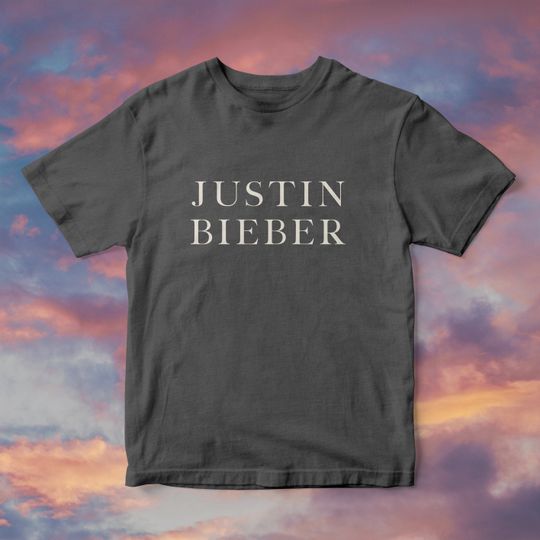 Discover Justin Bieber Unisex TShirt  Front Print  Justin Bieber Merch T Shirt
