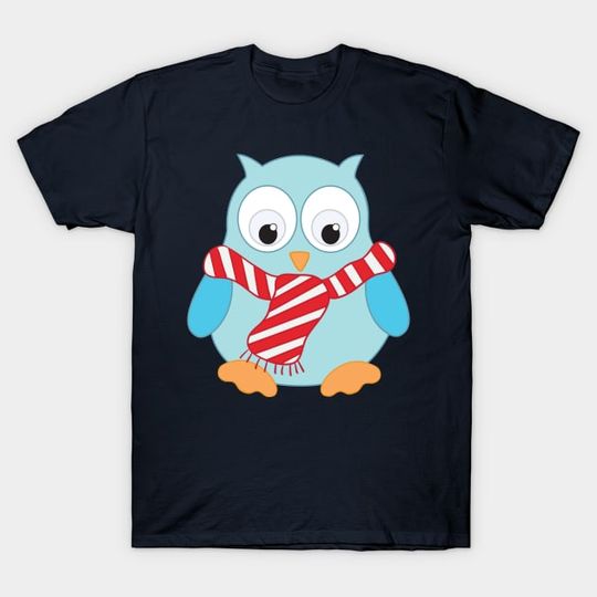 Discover Cute Blue Owl - Owl Design - T-Shirt