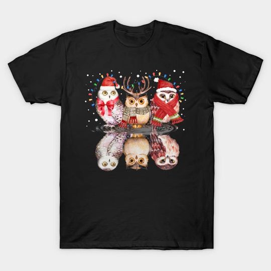 Discover Owl Christmas - Owl Christmas - T-Shirt