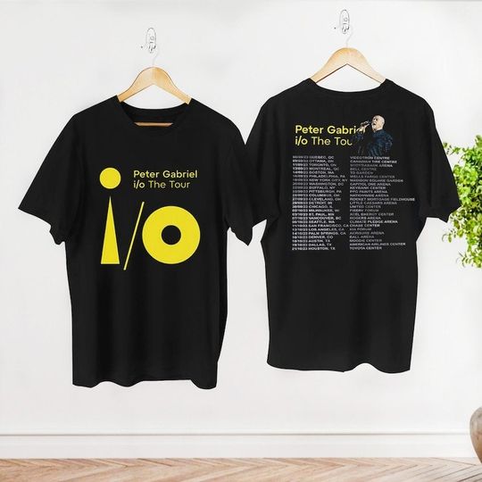 Discover Peter Gabriel i/o The Europe Tour 2023 T-Shirt, Peter Gabriel Tour Concert 2023 shirt