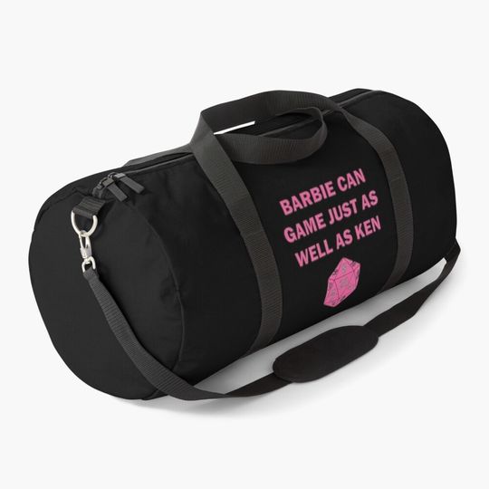 Discover Barbie Can Game Just As Well As Ken Duffel Bag