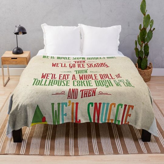 Discover Buddy the Elf  And then. Throw Blanket