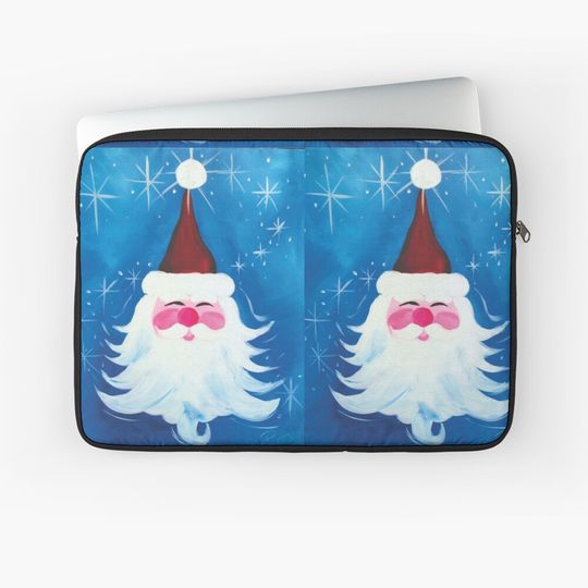 Discover Jolly Santa Laptop Sleeve
