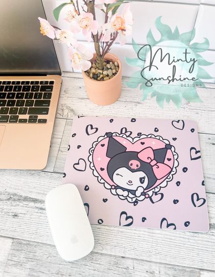 Discover Black Kawaii Mousepad