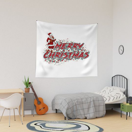 Discover merry christmas santa claus Tapestry