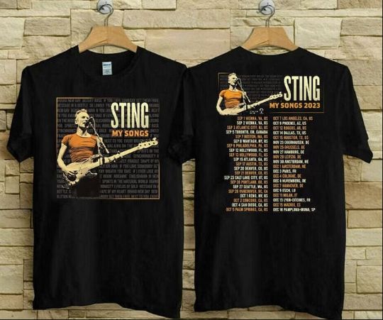 Discover STING My Songs 2023 Tour T-Shirt, Sting Concert 2023 T-Shirt