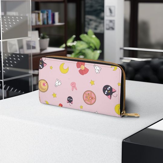 Discover Sailor Moon wallet, Zipper Wallet