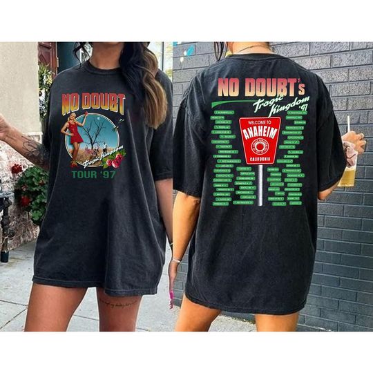 Discover Vintage No Doubt 1997 T-Shirt, No Doubt Tragic Kingdom Tour T Shirt