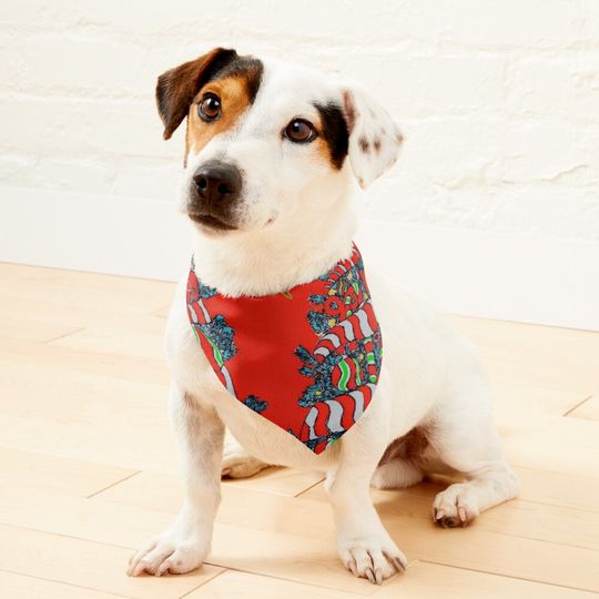 Discover Vintage Christmas Tree No. 6 Pet Bandana