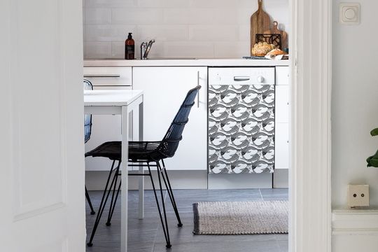 Discover Fish koi, White, Magnetic Dishwasher