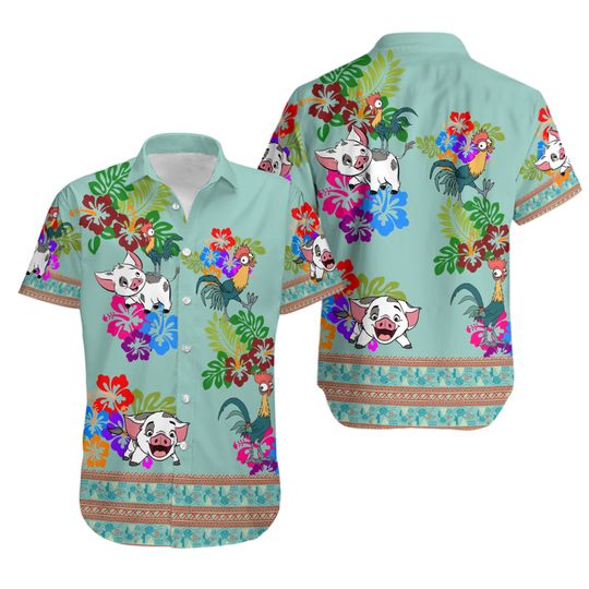 Discover Hei Hei Pua Tropical Hawaiian Shirt