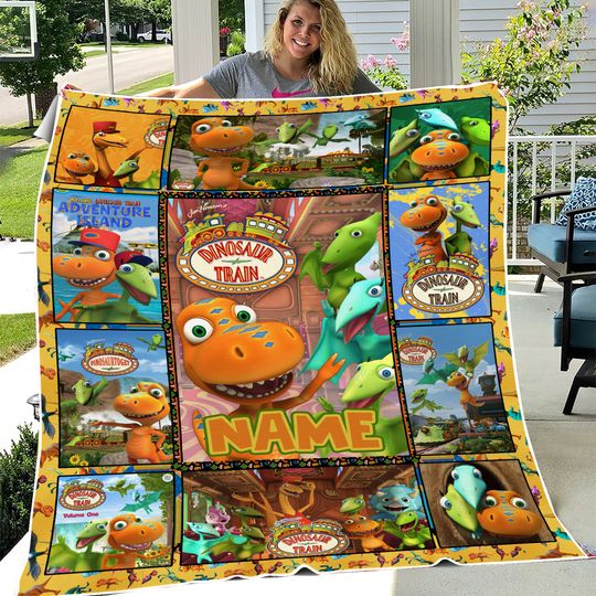 Discover Cute Dinosaur Train Blanket