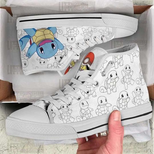 Discover PKM Squirtle High Top Sneakers