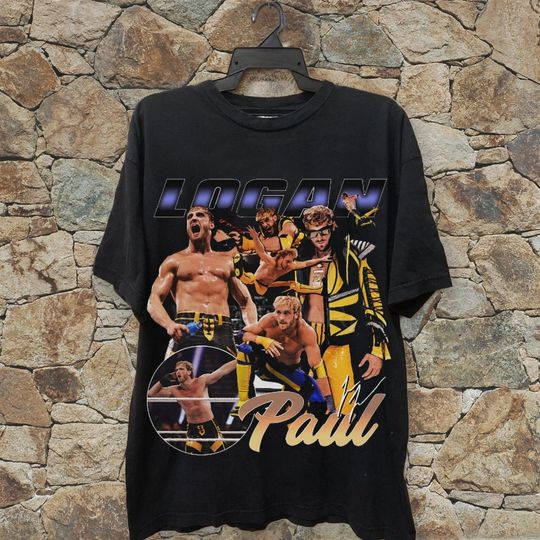 Discover Vintage Bootleg Style Logan Paul Shirt