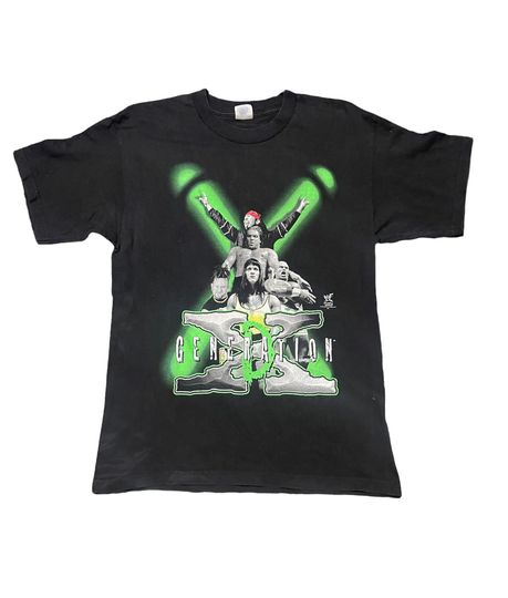 Discover Vintage 90s Generation x wrestling tee / L size fit M