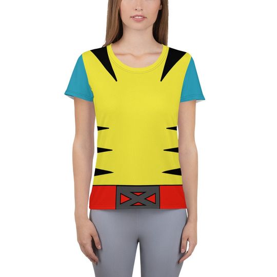 Discover Mutant Wolf Running Costume 3D T-shirt