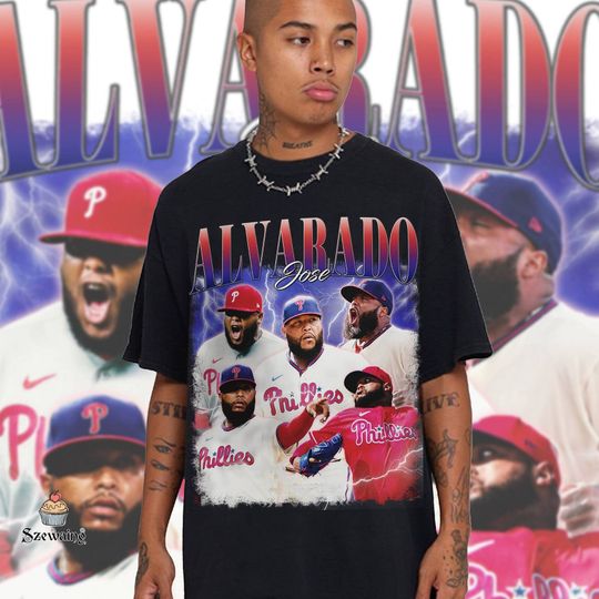 Discover Jose Alvarado Bootleg 90s Style T-Shirt, Baseball Shirt, Vintage 90's Shirt