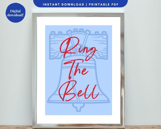 Discover Ring The Bell Digital Wall Art Poster
