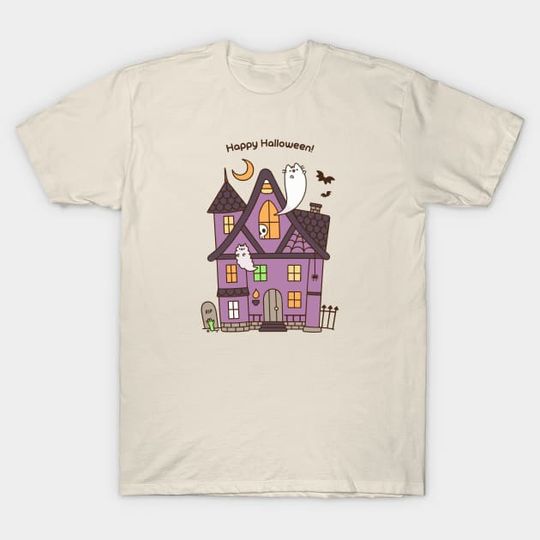 Discover Happy Halloween! - Halloween Cat - T-Shirt