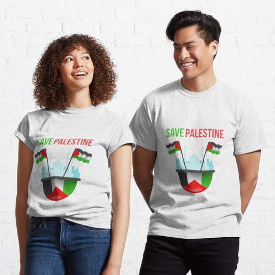 Discover Save Palestine Free Palestine  Classic T-Shirt