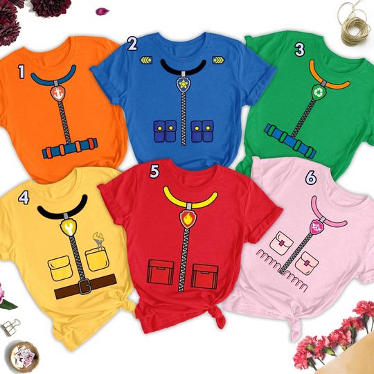 Discover Puppy Family Matching Shirt, Halloween Costume For Family Group T-Shirt