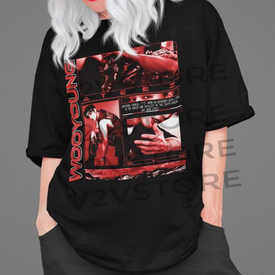 Discover Wooyoung Ateez Unisex Tshirt