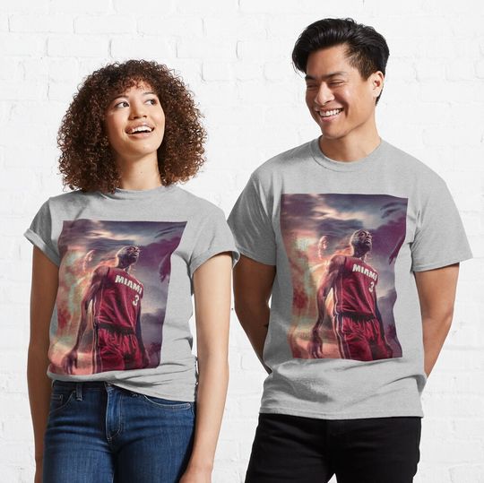 Discover Dwyane Wade #3 Basketball Classic T-Shirt