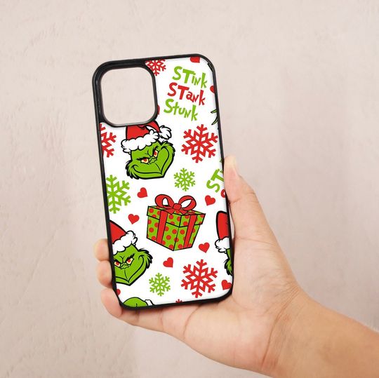 Discover Grin Phone Case, Christmas Cover Christmas gift