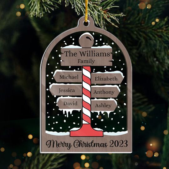 Discover We Are Never Alone - Family Personalized Custom Ornament