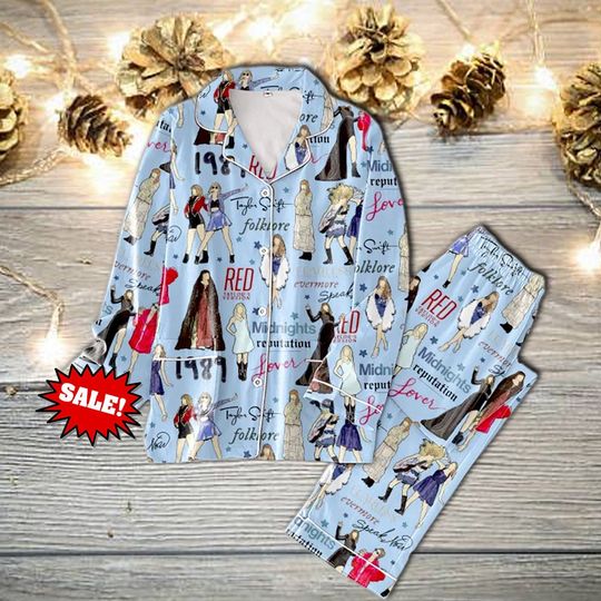 Discover Taylorr Swifts All Album Pajamas Set, TS Erass Tourr 3D Pajamas, Taylorr Swifts Version Pajamas