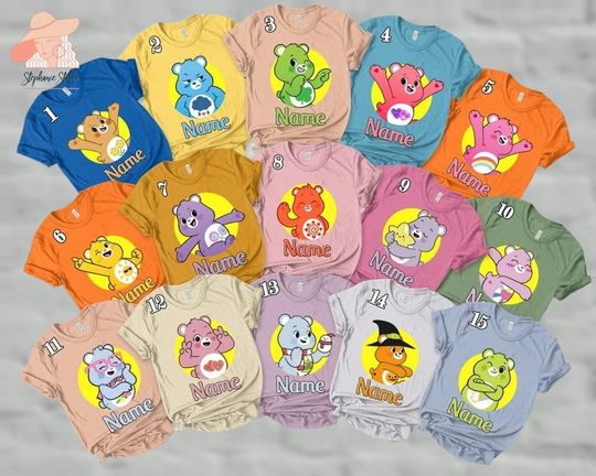 Discover Custom Bears Matching Family Shirt, Funny Bear Group Halloween Shirt