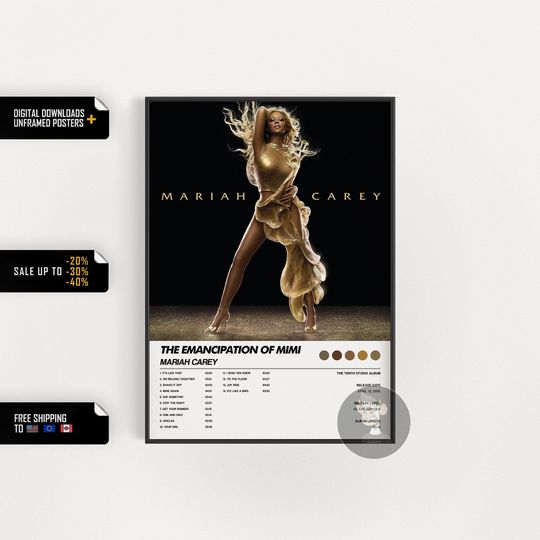 Discover Mariah Carey - The Emancipation Of Mimi - album cover poster
