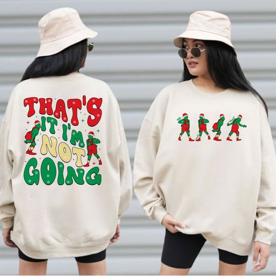Discover The Grin Christmas Double Sided Sweatshirt
