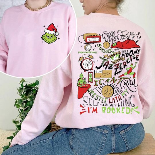 Discover The Grin Christmas Double Sided Sweatshirt
