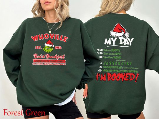 Discover The Grin Christmas Double Sided Sweatshirt