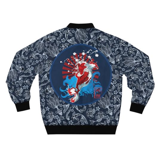 Discover Japanese Jacket Lucky Koi Fish Jacket