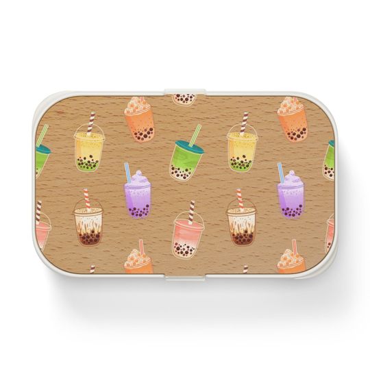 Discover Boba Tea Bento Lunch Box for Teens and Adults