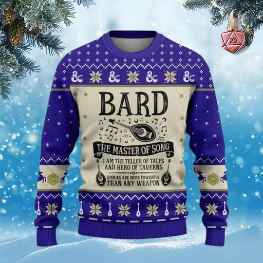 Discover Bard The Master Of Song Ugly Sweater
