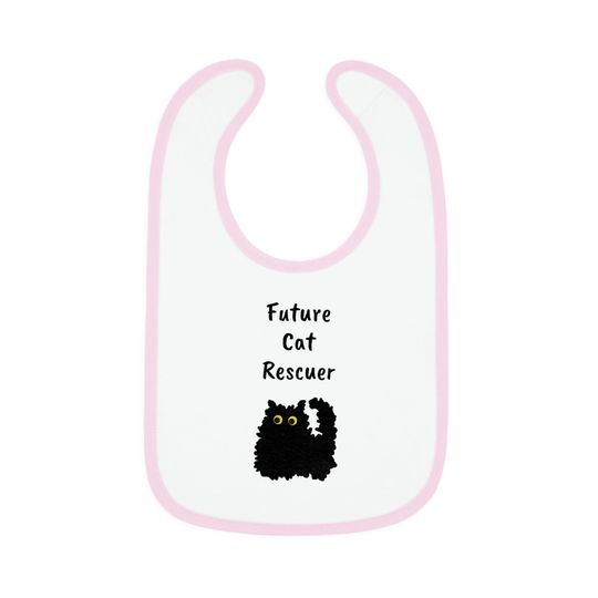 Discover Baby Shower Gift, Future Cat Rescuer, Baby Bib