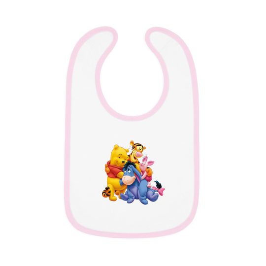 Discover Baby Contrast Trim Jersey Bib